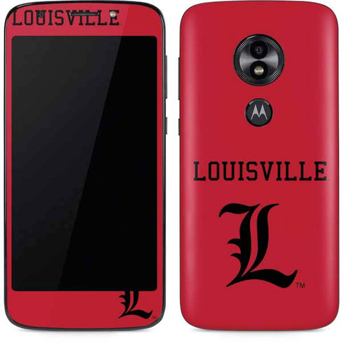 University of Louisville Cardinals Moto E5 Play Skin